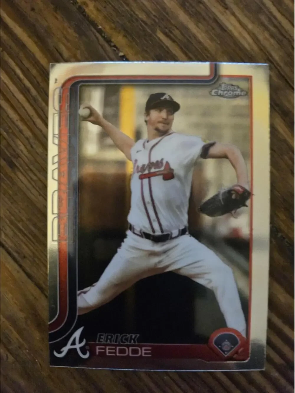 2025 Topps Chrome Update - Erick Fedde #USC89 - Braves - RAW Mint - Picture 1 of 2